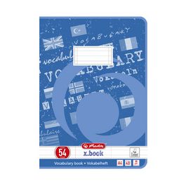 herlitz Vokabelheft x.book, DIN A4, 3-spaltig, 40 Blatt