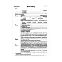 herlitz Vordruck "Mietvertrag", DIN A4, 4-seitig x4