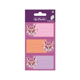 herlitz Étiquettes pour livres Wild Animals Lynx, 78 x 42 mm