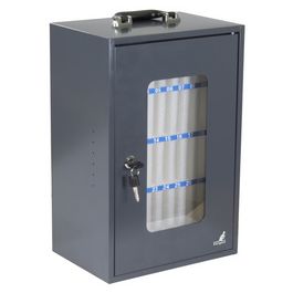 kangaro Armoire pour smartphones, 36 logements, gris foncé