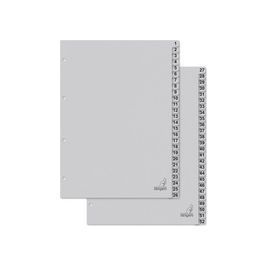 kangaro Intercalaire carton ECO, chiffres 1-52, 52 pièces