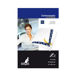 kangaro Papier carbone, A4, 100 feuilles, bleu