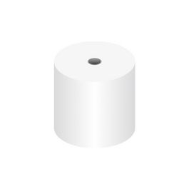 kangaro Rouleau de caisse, 76 mm x 46 m x 12 mm, blanc x5