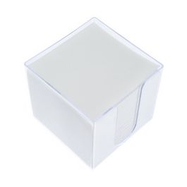 kangaro Zettelbox, transparent, bestückt, 700 Blatt weiß