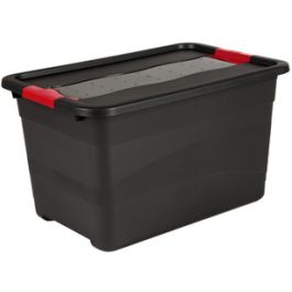 keeeper Boîte de rangement "eckhart", 52 L, graphite/rouge