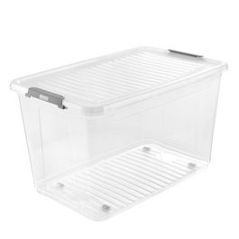 keeeper Boîte de rangement "leo", 56 litres, transparent