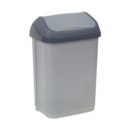 keeeper Poubelle "swantje", 25 litres, argent / graphite