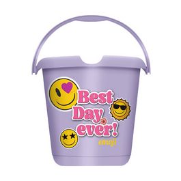 keeeper Seau à motif "ilvie emoji best day", rond, 10 litres