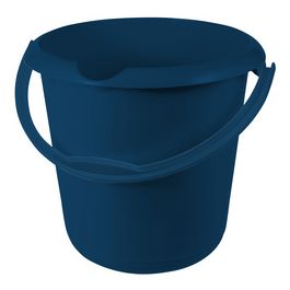 keeeper Seau "mika eco", rond, 10 litres, bleu