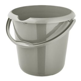 keeeper Seau "mika eco", rond, 10 litres, stone grey