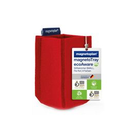 magnetoplan Pot à crayons magnetoTray, petit, rouge