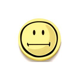 magnetoplan Symboles d'évaluation Smilies, neutre, rond