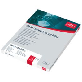 nobo Film transparent pour retro-projecteur, A4, 120 microns