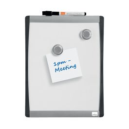 nobo Tableau blanc mural à cadre incurvé, (L)280 x (H)335 mm