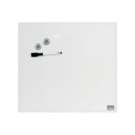 nobo Tableau magnétique en verre, (L)450 x (H)450 mm, blanc