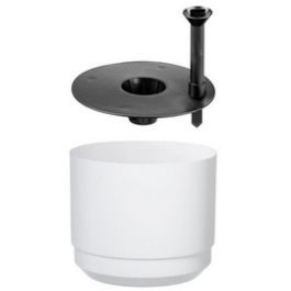 orthex Pot de fleurs PAULINA, diamètre : 200 mm, blanc