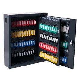 pavo Armoire à clés Deluxe, pour 150 clés, gris foncé