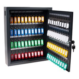 pavo Armoire à clés Deluxe, pour 80 clés, gris foncé