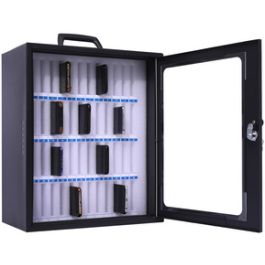 pavo Armoire pour smartphones, pour 48 smartphones, gris