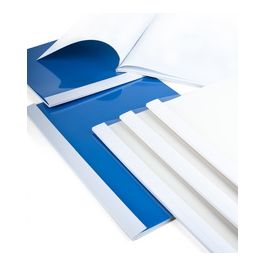 pavo Chemise à reliure thermique, A4, brillant, 12 mm, blanc