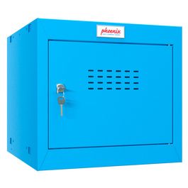 phoenix Casier cubique CL0344, serrure à clé, bleu
