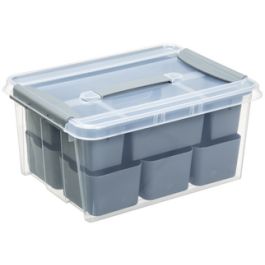 plast team Bac de rangement PROBOX DIY, 14 litres