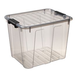 plast team Boîte de rangement HOME BOX, 40 L, gris