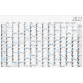 rido idé Plakatkalender, 1.210 x 770 mm, gefalzt, 2027