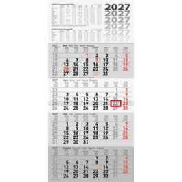 rido idé Wandkalender "4-Monatskalender quattroplan 2", 2027