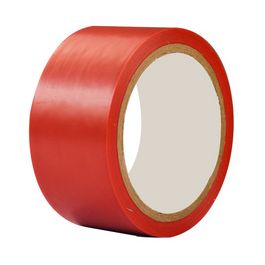 rillprint Bande de marquage au sol, 50 mm x 33 m, rouge