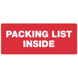 rillprint Étiquette "PACKING LIST INSIDE"