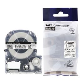 rillstab Cassette à ruban, noir/blanc, 12 mm x 8 m