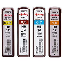 rotring Mines pour porte-mines retractable Tikky 0,35 mm