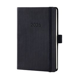 sigel Agenda de poche Conceptum 2026, env. A6, noir