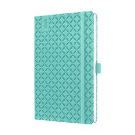 sigel Agenda de poche Jolie Flair 2026, A5, turquoise