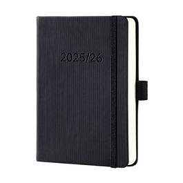 sigel Agenda planning Conceptum 2025/2026, env. A6, noir