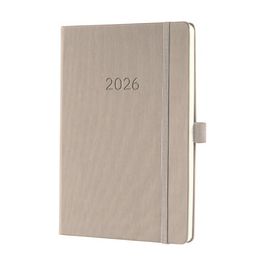 sigel Agenda planning Conceptum 2026, env. A5, taupe
