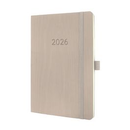 sigel Agenda planning Conceptum 2026, env. A5, taupe