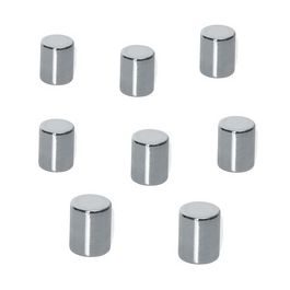 sigel Aimant en néodyme, cylindrique, 8 x 10 mm, nickelé