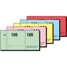 sigel Bloc de tickets numérotés 1-100, 105 x 50 mm,