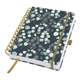sigel Carnet à spirale Jolie Inspire "Eucalyptus Night", A5