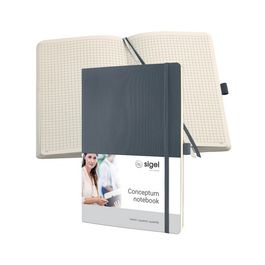 sigel Carnet de notes Conceptum, A4, ligné, gris