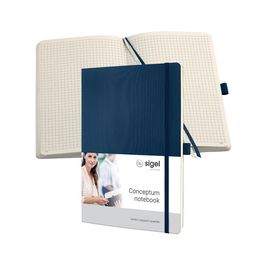 sigel Carnet de notes Conceptum, A4, uni, bleu