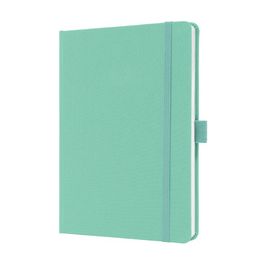 sigel Carnet de notes Jolie Feel, tissu, A5, ligné, menthe