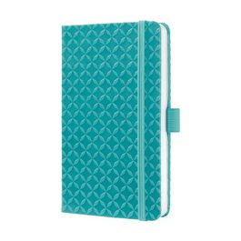 sigel Carnet de notes Jolie Flair, similicuir, A6, turquoise