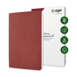 sigel Carnet de notes Re-Up, A5, ligné, rouge
