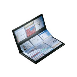 sigel Chemise pour cartes de visite, noir, mat