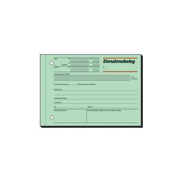 sigel Formularbuch "Ausgabe-/Einnahmebeleg", A6 quer, SD