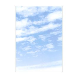 sigel Papier à motif, A4, 90 g/m2, motif "Clouds"