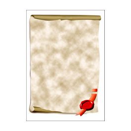 sigel Papier design, A4, 185 g/m2, motif "Parchemin"